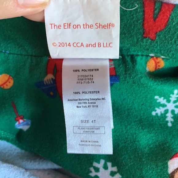 Elf On The Shelf Pajamas Set Christmas cute Festive Unisex - Picture 8 of 10